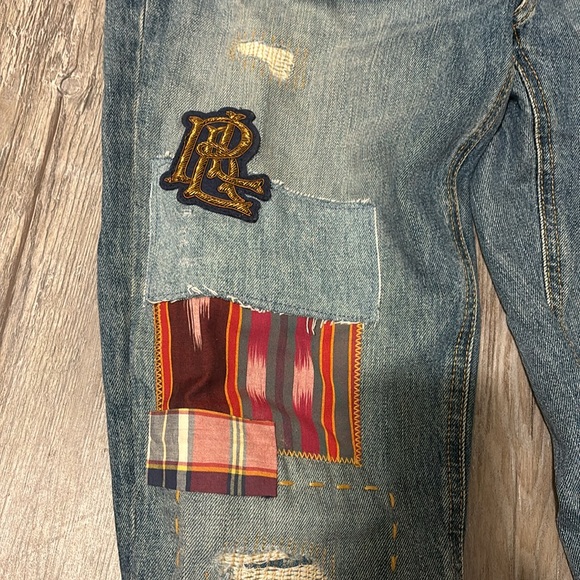 Ralph Lauren Patchwork Jeans - Picture 2 of 4